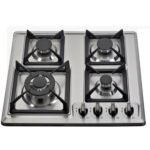 Estufa de 4 hornillas empotrable top de acero a gas MARCA PREMIERE BY ABM