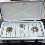 Estufa de mesa a gas de 3 hornillas MARCA PREMIERE BY ABM