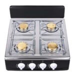 Estufa de mesa a gas de 4 hornillas MARCA PREMIERE BY ABM