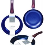 Sarten de 9"con revestimiento de cerámica Azul MARCA EUROHOME