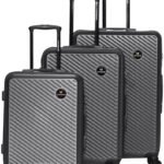 Set de 3 maletas color negro MARCA VITTORIO