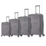 Set de 4 maletas color gris MARCA LUAN BORDO