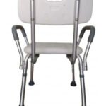 Silla para ducha con respaldo y apoya brazos MARCA ABM MEDICAL CARE