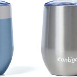 Taza de acero inoxidable con tapa de 12 onzas MARCA CONTIGO