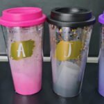 Vaso termico doble capa con iniciales