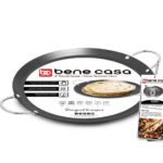 Comal redondo de 14" con agarradores MARCA BENE CASA