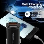 CARGADOR DE CARRO USB DOBLE DE 30W