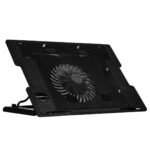 Base Ajustable para Portátil con 1 Ventilador LED y 2-Puertos USB 2.0